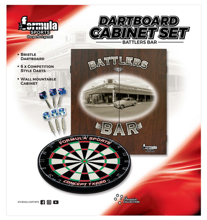 Formula Sports Battlers Bar Cabinet Set