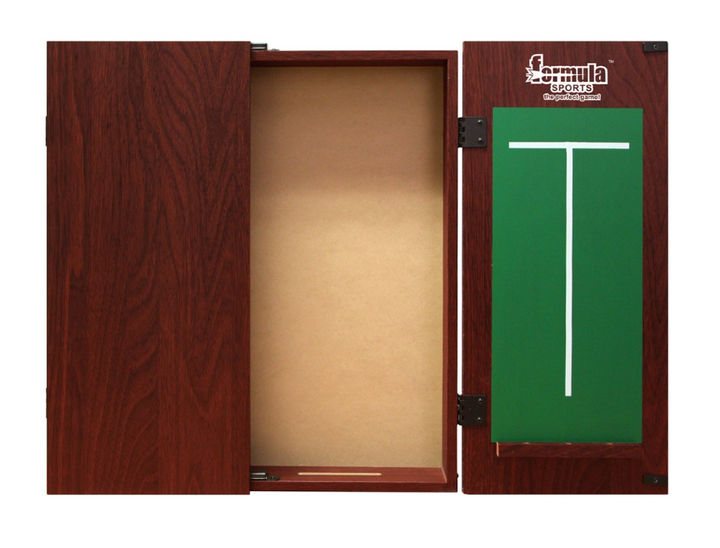 Formula Sports Plain MDF Dartboard Cabinet – Walnut