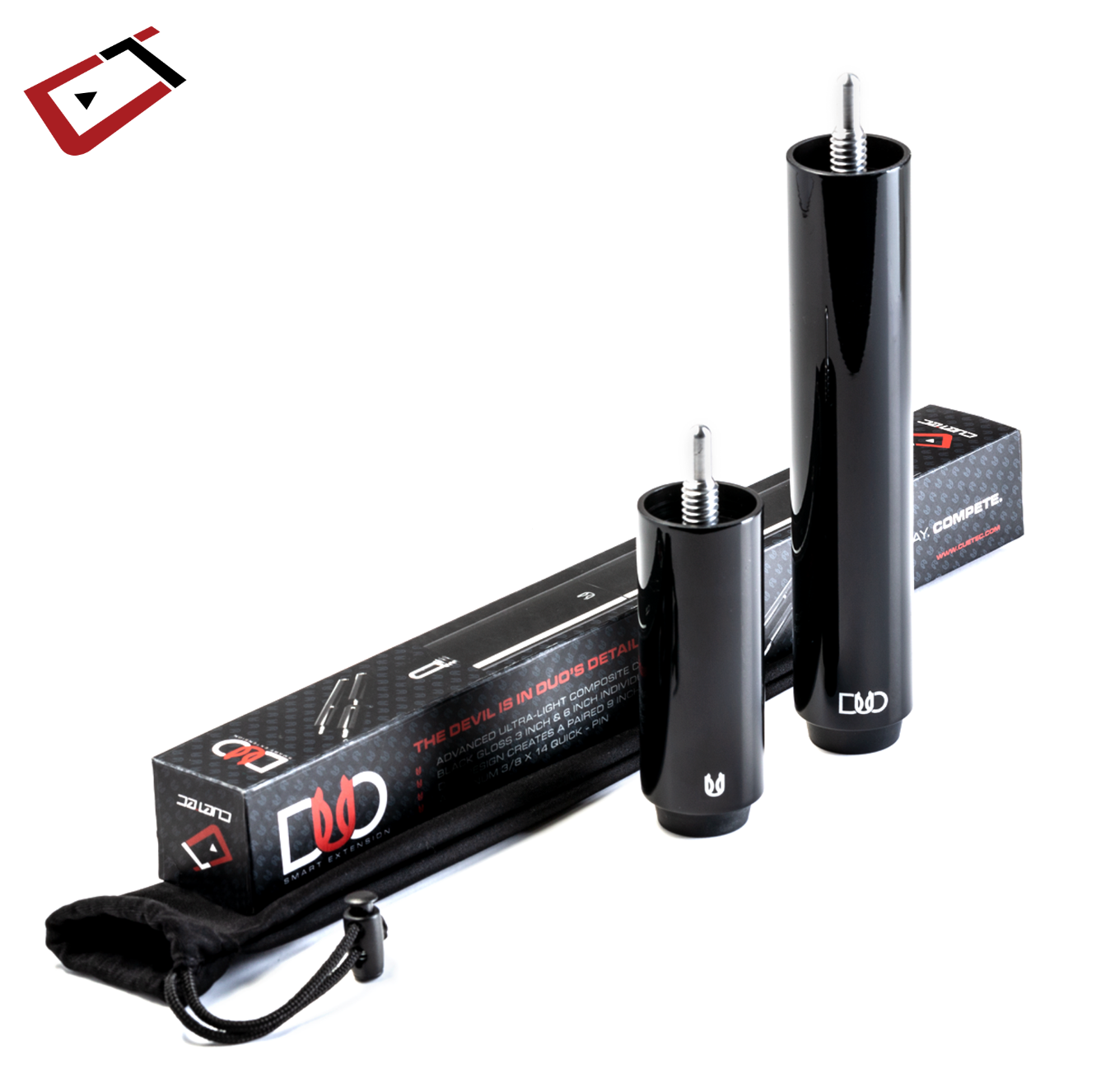 Cuetec Duo Extension – For AVID & Cynergy Gen II Cues – The