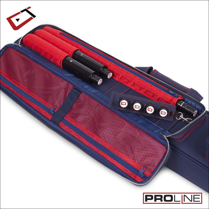 Cuetec Pro Line 4×8 Case – Navy (Soft)