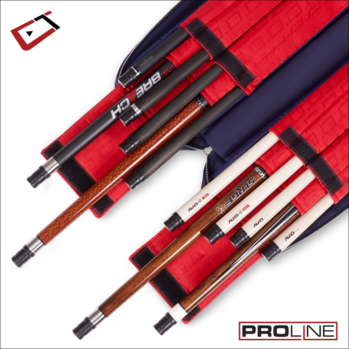 Cuetec Pro Line 4×8 Case – Navy (Soft)