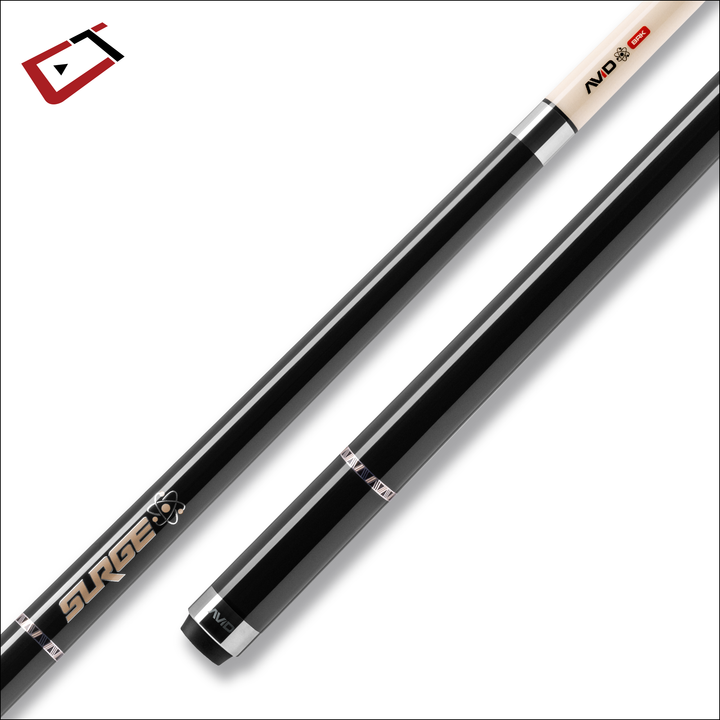 Cuetec AVID Surge Break Cue – Black/Gold