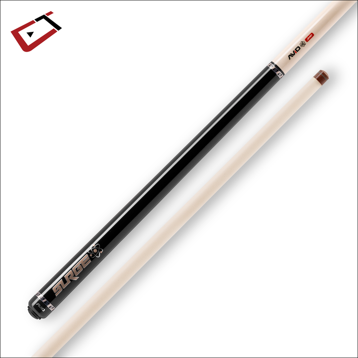 Cuetec AVID Surge Jump Cue – Black/Gold