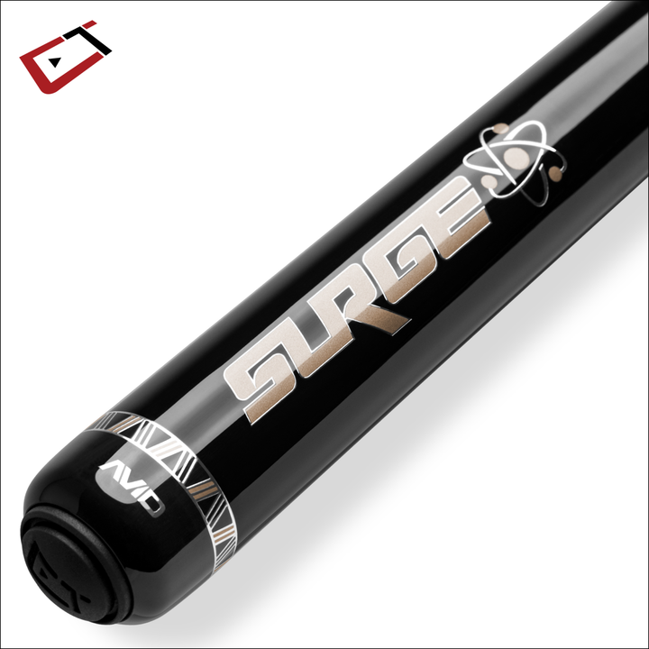 Cuetec AVID Surge Jump Cue – Black/Gold