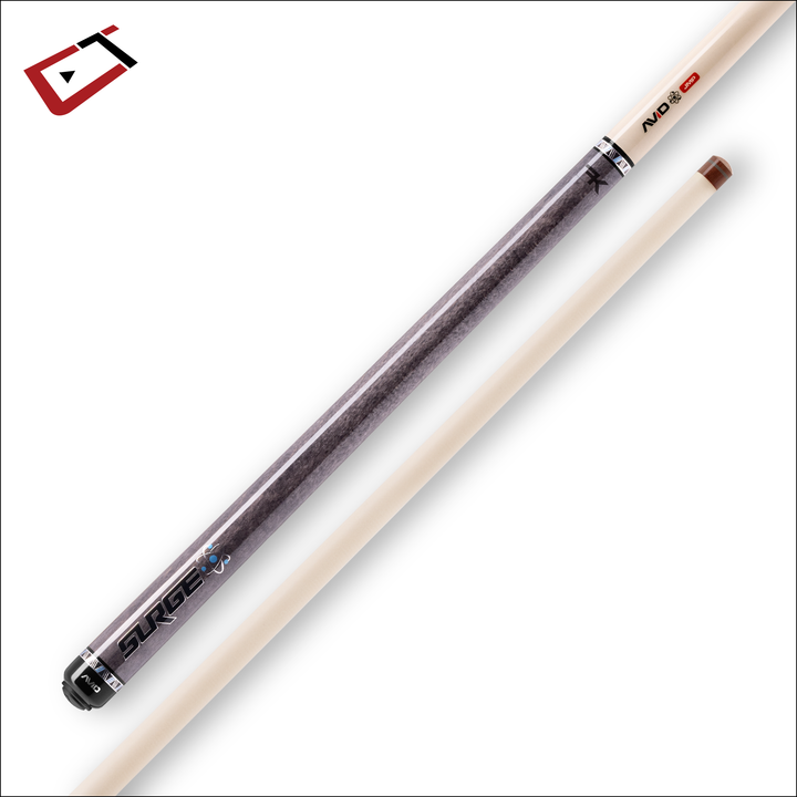Cuetec AVID Surge Jump Cue – Gray Stain