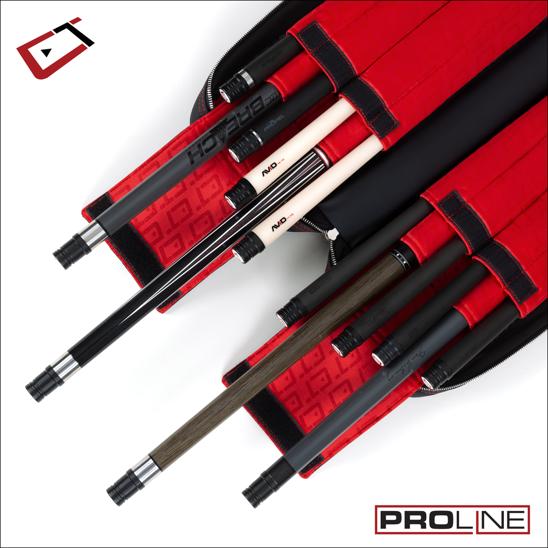 Cuetec Pro Line 4×8 Case – Black (Soft)