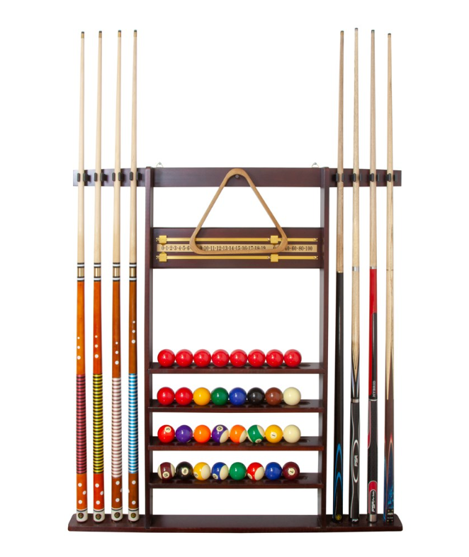 Combi Cue Rack – Wall Mounted Cue & Ball Storage
