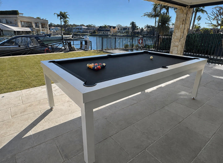 Mirage 8ft Outdoor Pool Table – Premium Slate, Weatherproof Design
