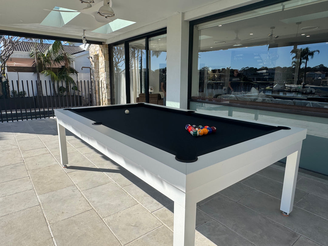 Mirage 8ft Outdoor Pool Table – Premium Slate, Weatherproof Design