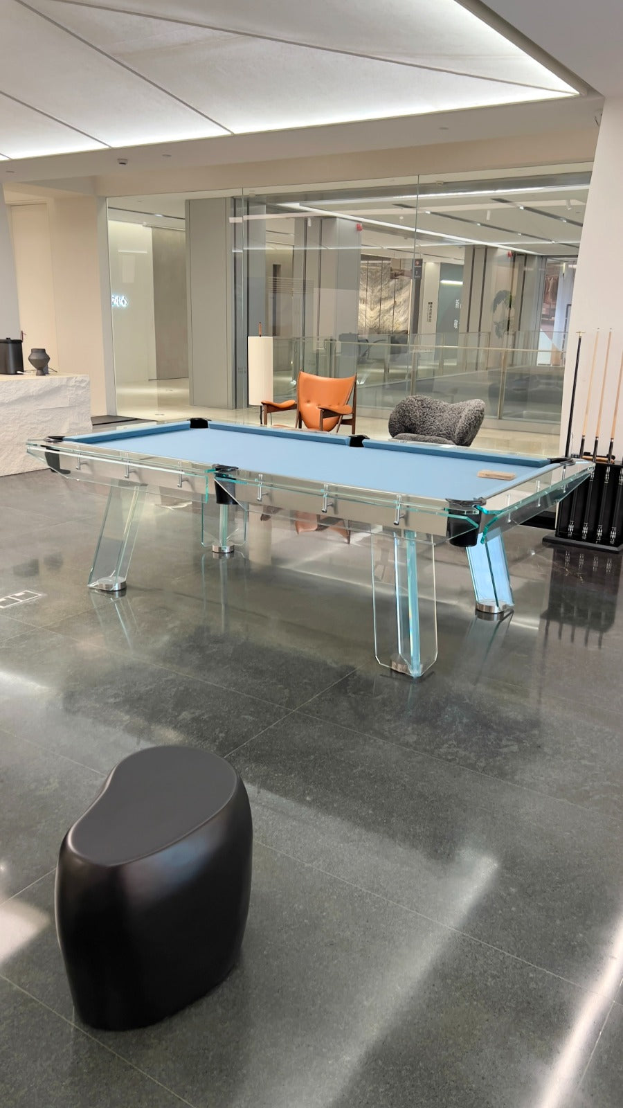 Halo Glass Pool Table – Premium Designer Series by 1066 Billiards