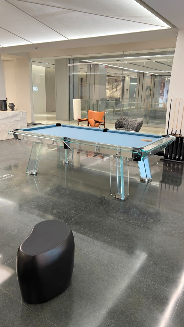 Halo Glass Pool Table – Premium Designer Series by 1066 Billiards