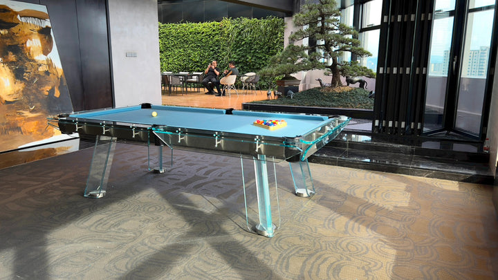 Halo Glass Pool Table – Premium Designer Series by 1066 Billiards