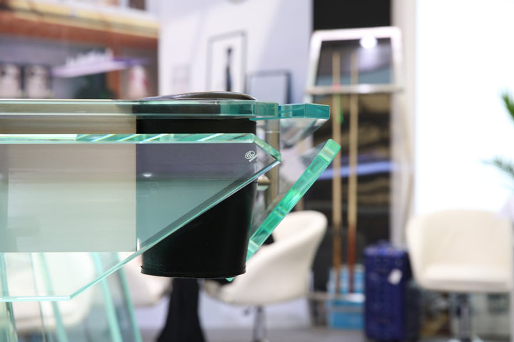 Halo Glass Pool Table – Premium Designer Series by 1066 Billiards