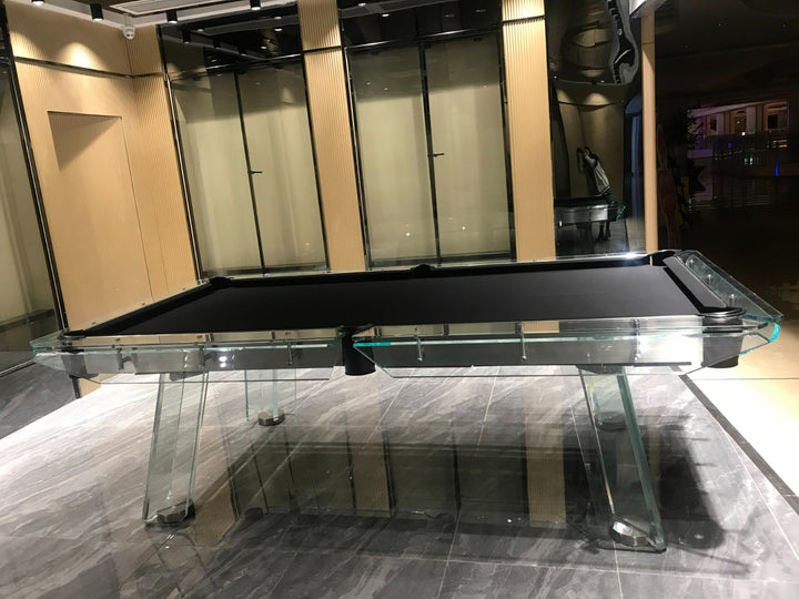 Halo Glass Pool Table – Premium Designer Series by 1066 Billiards