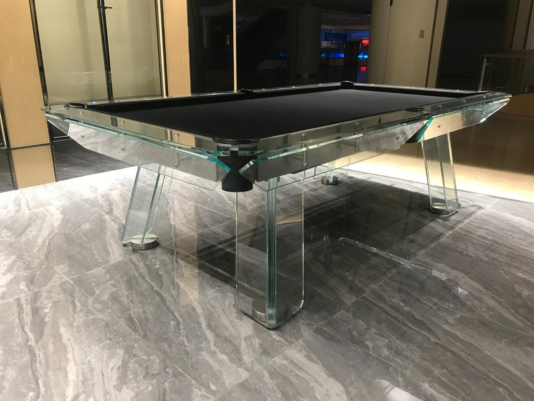 Halo Glass Pool Table – Premium Designer Series by 1066 Billiards