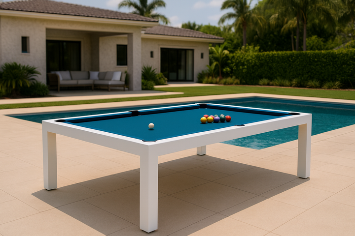 Mirage 8ft Outdoor Pool Table – Premium Slate, Weatherproof Design