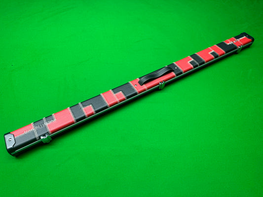 1066 Billiards Halo Cue Case Red and Black