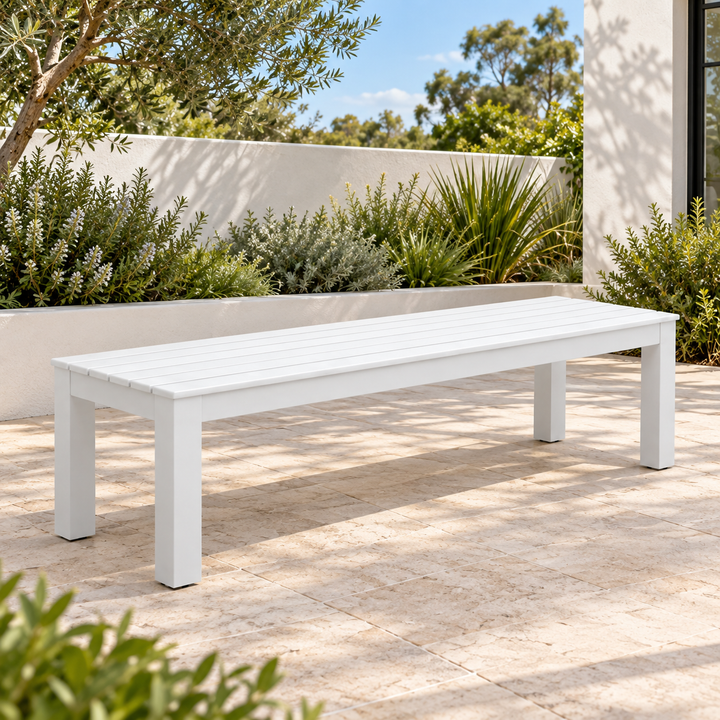 Outdoor Aluminium Bench Seat – Suits Oasis & Mirage Pool Tables