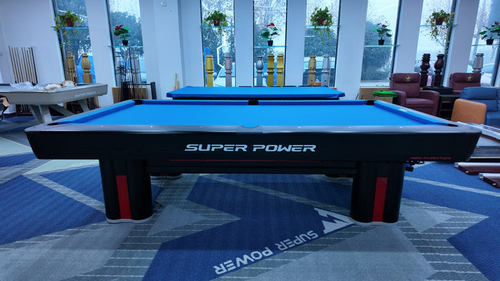 SUPER POWER Red Phantom 9ft Tournament Pool Table